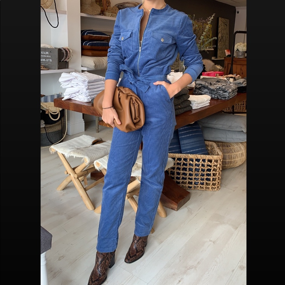 NWT Blue Anthro Jumpsuit / Boilersuit